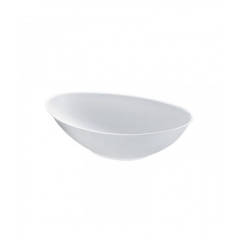 Bol ovale blanc en pulpe "BioNchic" 225x135mm H55mm 750ml