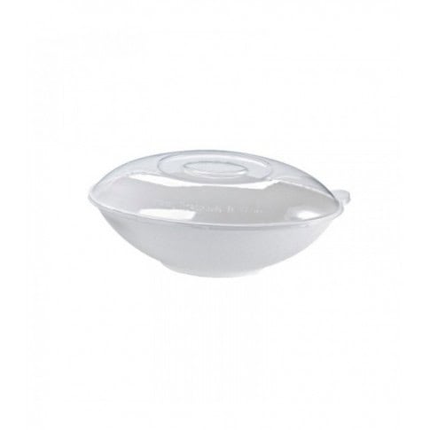 Bol ovale blanc en pulpe "BioNchic" 225x135mm H55mm 750ml