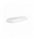 Plateau rectangulaire blanc en pulpe "BioNchic" 400x150mm