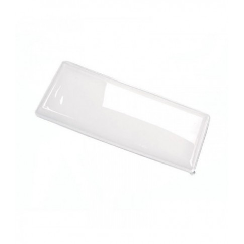 Plateau rectangulaire blanc en pulpe "BioNchic" 400x150mm