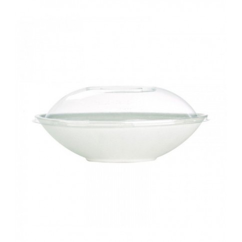 Bol ovale blanc en pulpe "BioNchic" 240x145mm H63mm 1000ml