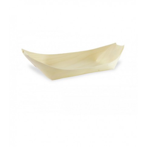 Barquette bateau bois  220x105mm H30mm