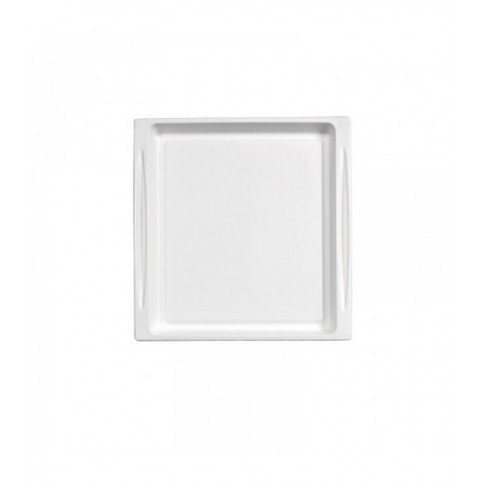 Couvercle plat transparent PET 275x265mm H35mm