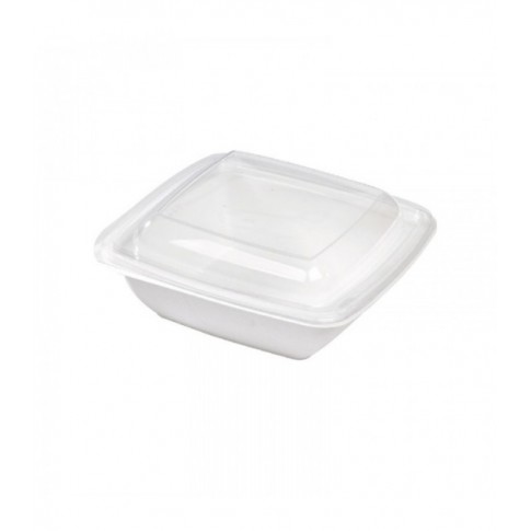 Couvercle plat transparent en plastique PET 205x205mm