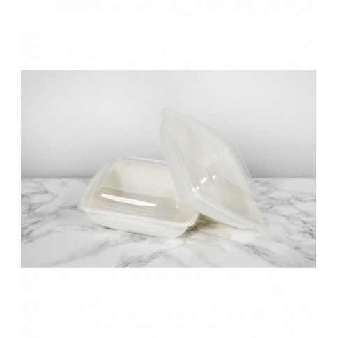 Couvercle plat transparent en plastique PET 205x205mm