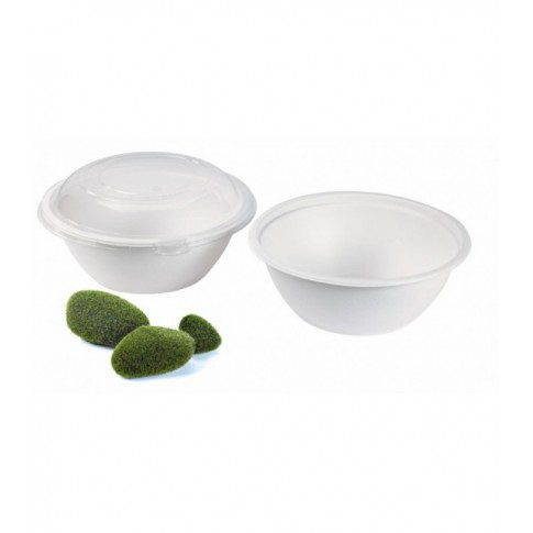 Bol pulpe géant rond blanc   H82mm 2400ml