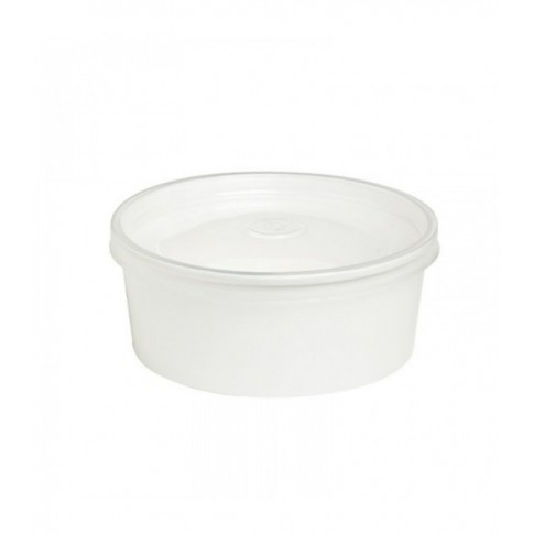 Saladier rond en carton blanc "Buckaty"  H60mm 700ml