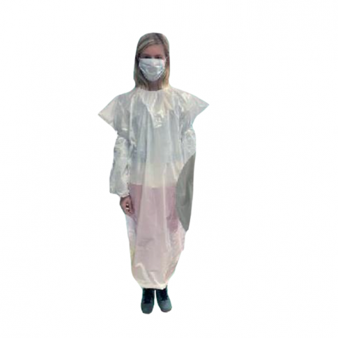 Blouse de protection sans manche PEBD  1 200x700mm