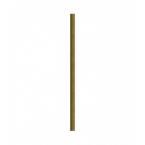 Paille pour smoothie en papier kraft brun  H197mm