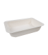 Barquette scellable pulpe laminée PLA  190x137mm H40mm 750ml