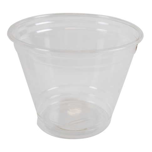 Pot dessert PET transparent  H72mm 270ml