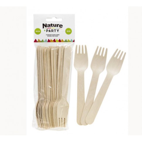 Fourchette bois 28x10mm H158mm