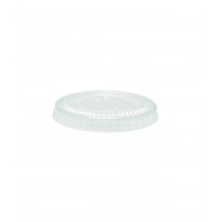 Couvercle rentrant transparent en plastique PLA pour pot Deli