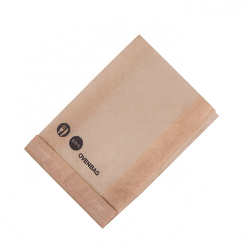 Sac papier kraft brun spécial four  85x120mm H60mm