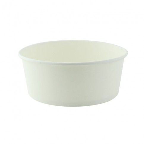 Saladier rond en carton blanc "Buckaty"   H68mm 750ml