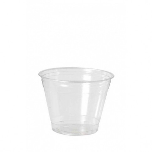 Pot dessert PET transparent  H72mm 270ml