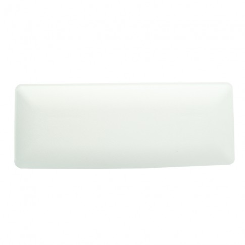 Plateau rectangulaire blanc en pulpe "BioNchic" 400x150mm