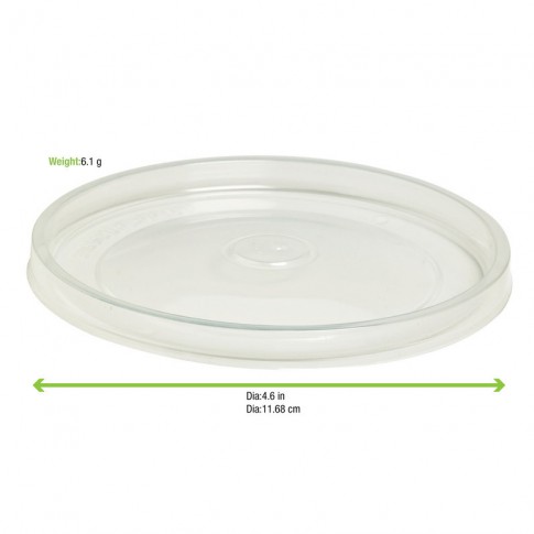 Couvercle rentrant transparent en plastique PP