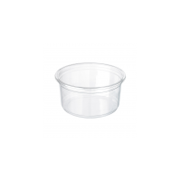 Pot plastique PP "Deli" rond translucide 230 ml