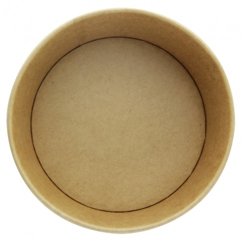 Saladier rond en carton kraft "Buckaty"   H68mm 750ml