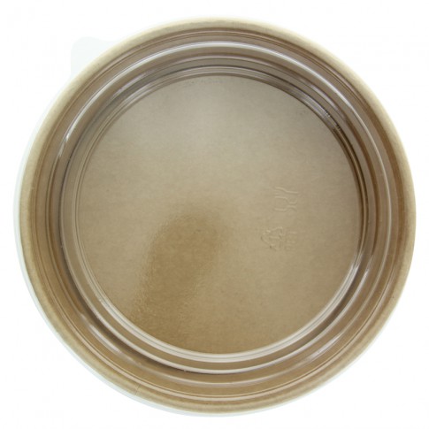 Saladier rond en carton kraft "Buckaty"   H60mm 1000ml
