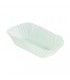 Caissette papier de cuisson ovale blanche ingraissable  105x40mm H25mm