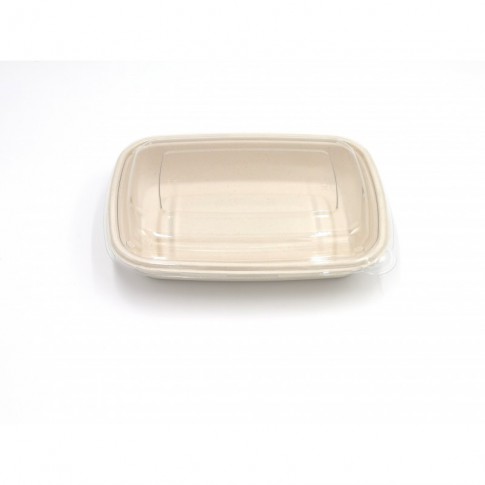 Couvercle dôme rectangulaire transparent en plastique PET