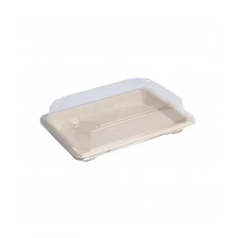 Couvercle transparent en plastique PET 165x230mm H46mm