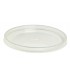 Couvercle rentrant transparent en plastique PP  H10mm