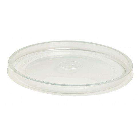 Couvercle rentrant transparent en plastique PP  H10mm