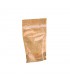 Sac poche debout kraft transparent avec zip de fermeture  160x37mm H240mm