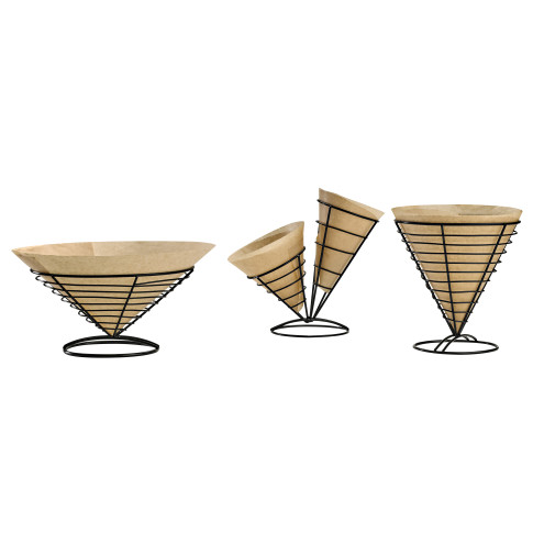 Panier En Metal Noir  180X175Mm    X 6Pcs