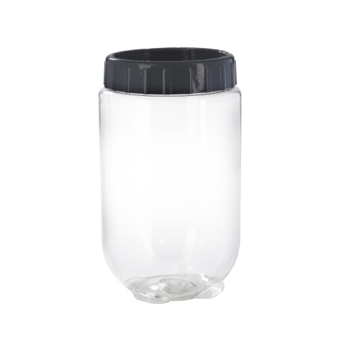 Bokolock 1000Ml Pet Avec Couvercle Gris 100X170Mm - X24Pcs