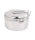 Noxbox Boite Ronde Inox Avec Couvercle 900Ml X6Pcs