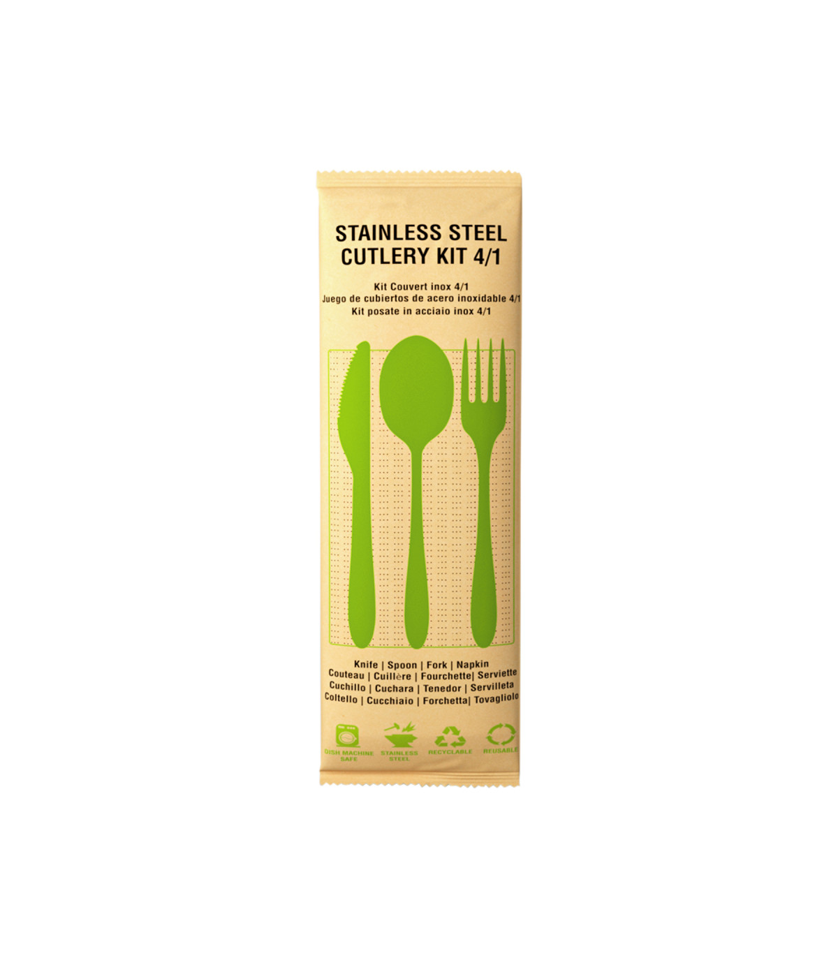 Lot Couverts Colin Cowie : 4 Cuillères à Soupe Et 9 Couteaux, Inox, Motif Alethea