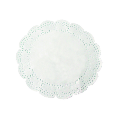 Dentelle papier blanc ronde  230mm