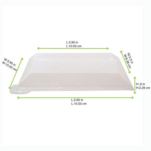 Couvercle plastique PET Klarity    H16mm