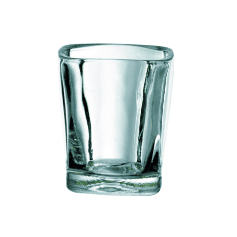 Verre à shot carré "Quadra" 60ml 40mm  H60mm