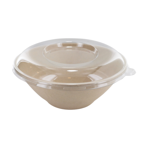 BOL ROND PULPE BRUN 32OZ DIAM 196MM X250PCS (2X125PCS)