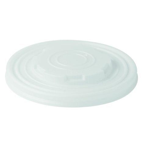Couvercle CPLA blanc  90mm  H10mm