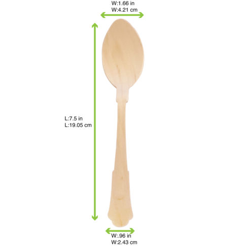Cuillère en bois "Baroque"    H194mm