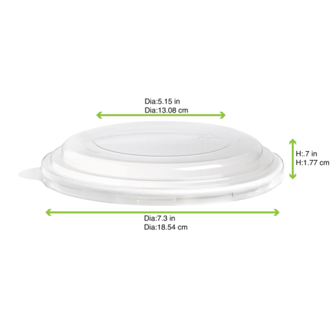 Couvercle PLA transparent  185mm