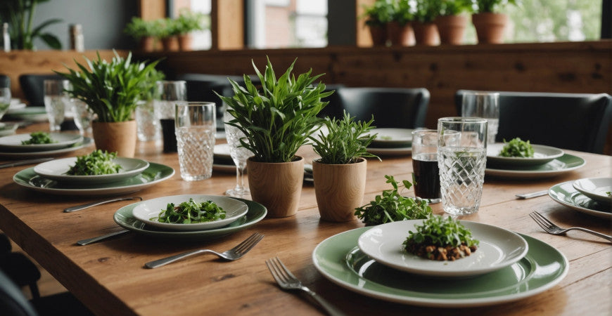 Comment les restaurants peuvent réduire leur empreinte écologique grâce à la vaisselle réutilisable