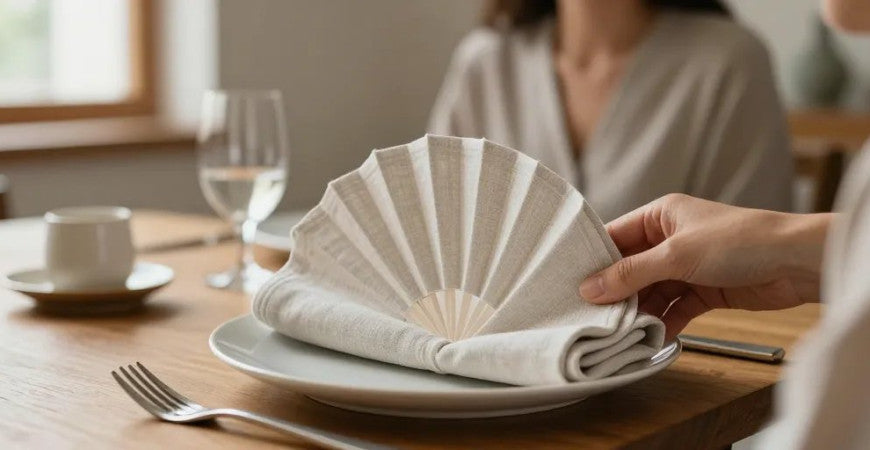 Pliage de serviette de table : la méthode simple pour un résultat élégant