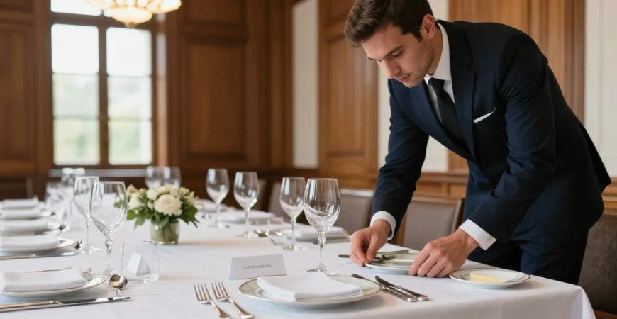 Disposition des couverts : la bonne méthode pour dresser une table formelle ?