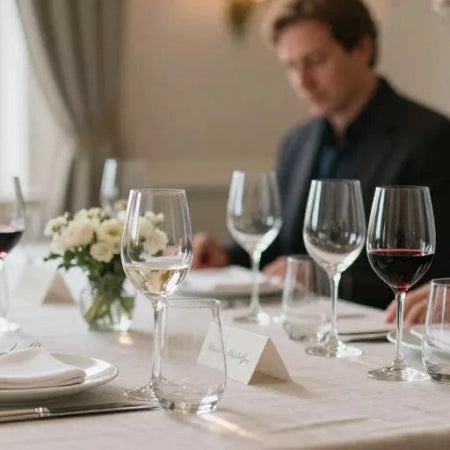 Disposition des verres sur une table : la méthode pour un dressage parfait