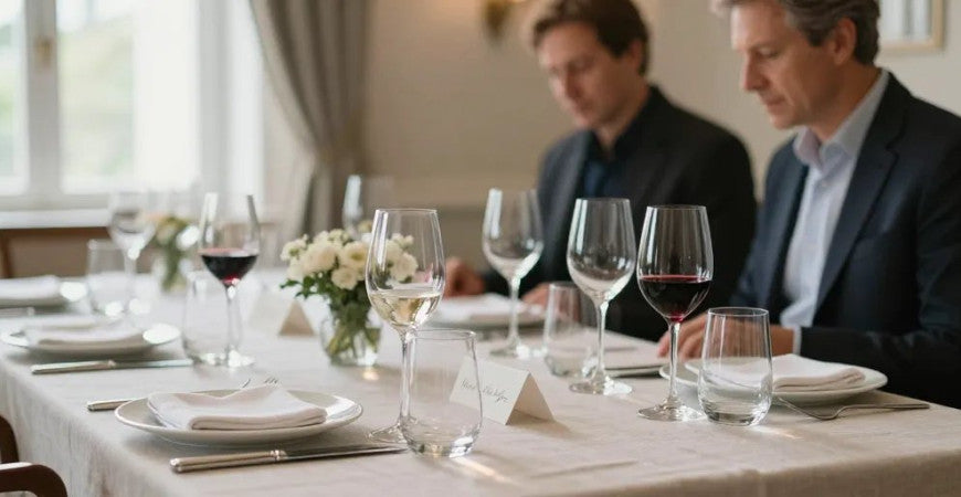 Disposition des verres sur une table : la méthode pour un dressage parfait