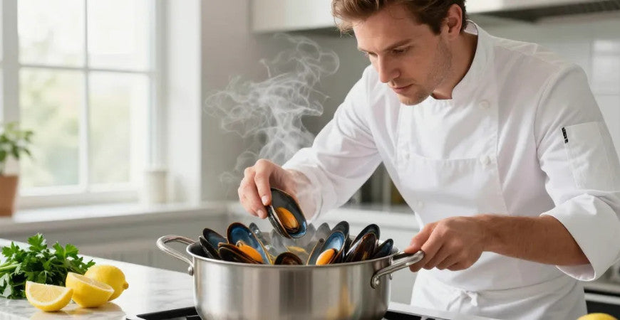 Temps de cuisson des moules : la méthode pour une texture parfaite