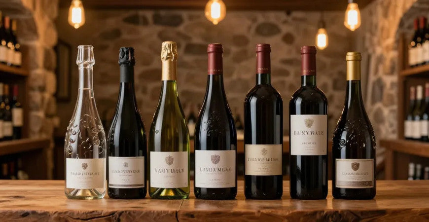 Taille des bouteilles de vin et de champagne : ce que la forme de votre bouteille dit vraiment sur ce qu'elle contient