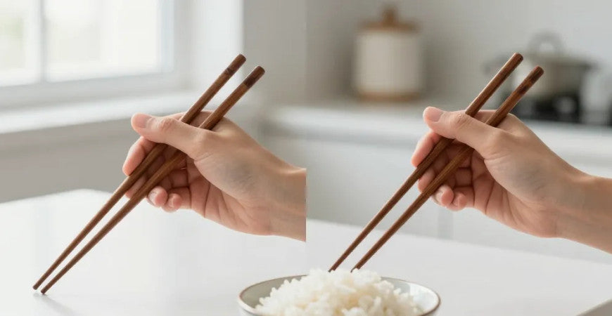 Comment tenir des baguettes : ce que vous faites probablement mal depuis le début